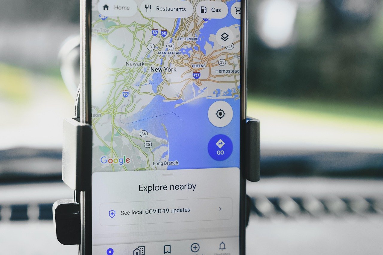 navigation, google maps, location, new york, gps, map, car, place, technology, navigator, car wallpapers, route, travel, road, street, manhattan